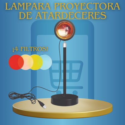 Lampara proyectora atardecer